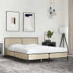 Estructura cama madera ingeniería metal roble Sonoma 140x200 cm