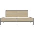 Estructura cama madera ingeniería metal roble Sonoma 120x200
