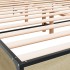 Estructura cama madera ingeniería metal roble Sonoma 120x200