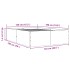 Estructura de cama madera de ingeniería gris Sonoma 120x190