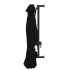 Sombrilla de pared con palo de metal negro 300
