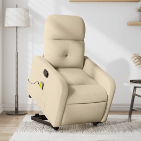Silla de masaje reclinable de pie de tela color
