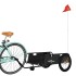 Remolque para bicicletas hierro y tela Oxford
