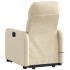 Silla de masaje reclinable de pie de tela color
