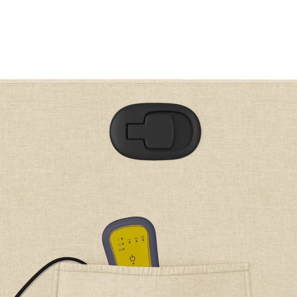 Silla de masaje reclinable de pie de tela color