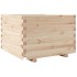 Jardinera de madera maciza de pino 70x70x49,5