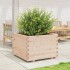 Jardinera de madera maciza de pino 70x70x49,5