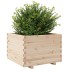 Jardinera de madera maciza de pino 70x70x49,5