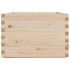 Jardinera de madera maciza de pino 70x70x49,5