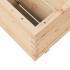 Jardinera de madera maciza de pino 70x70x49,5