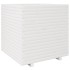 Jardinera madera maciza de pino blanco 70x70x72,5