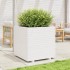 Jardinera madera maciza de pino blanco 70x70x72,5