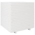 Jardinera madera maciza de pino blanco 70x70x72,5