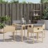 Sillones jardín con cojines 4 uds ratán sintético beige