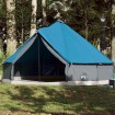 Tienda de campaña familiar tipi 12 personas impermeable azul