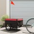 Remolque para bicicleta hierro negro y rojo 45