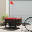 Remolque para bicicleta hierro negro y rojo 45 kg
