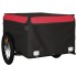 Remolque para bicicleta hierro negro y rojo 45