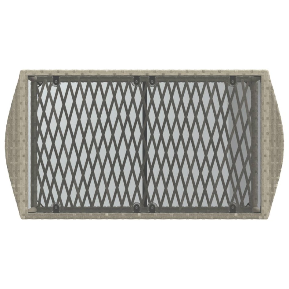 Set de sofás de jardín 4 pzas y cojines ratán sintético