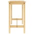 Set de bar 5 piezas madera maciza de