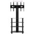 Mueble de TV de esquina 4 niveles para 32-70 pulgadas