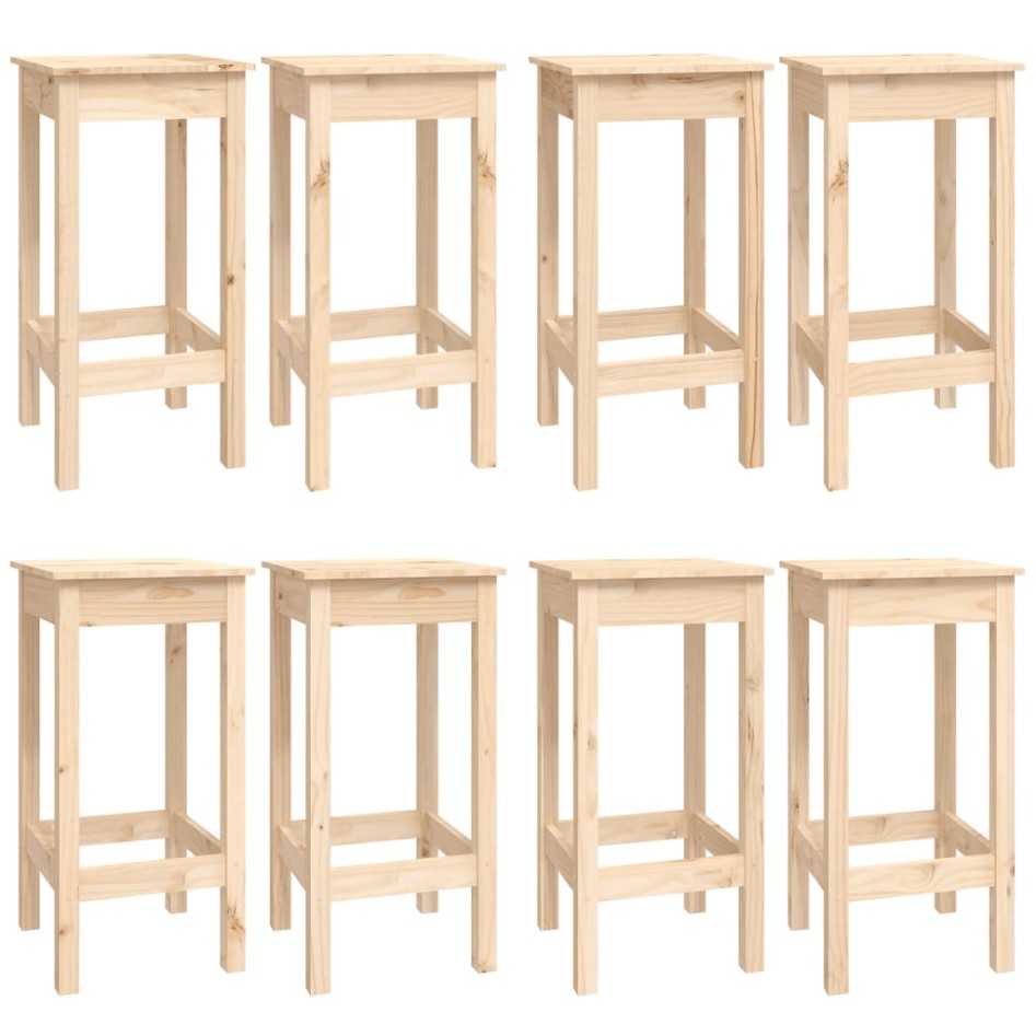 Set de bar 9 piezas madera maciza de