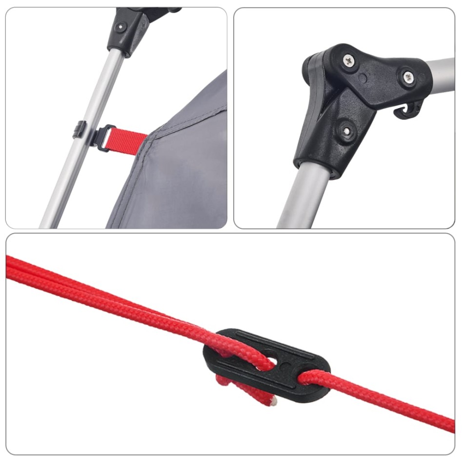 Tienda familiar con porche 9 personas apertura rápida