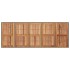 Mesa de jardín superficie madera acacia ratán gris 240x90x75