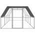 Jaula gallinero de acero galvanizado 3x8x2