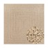 Alfombra ZIZUR apariencia de yute interior exterior 240x240
