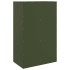Aparador de acero verde oliva 67x39x107