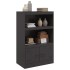 Aparador de acero negro 67x39x107