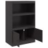 Aparador de acero negro 67x39x107