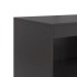 Aparador de acero negro 67x39x107