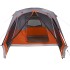 Tienda familiar con porche 4 personas impermeable gris