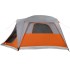Tienda familiar con porche 4 personas impermeable gris