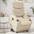 Sillón de masaje elevable eléctrico cuero sintético
