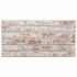 Paneles de pared 3D 10 unidades EPS rojo y blanco 100x50