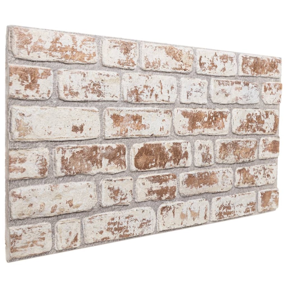 Paneles de pared 3D 10 unidades EPS rojo y blanco 100x50