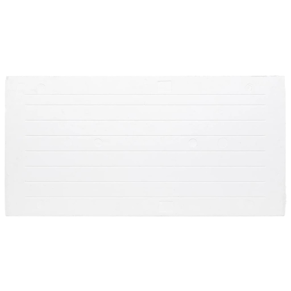 Paneles de pared 3D 10 unidades EPS rojo y blanco 100x50