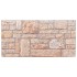 Paneles de pared 3D 10 unidades EPS marrón 100x50