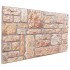 Paneles de pared 3D 10 unidades EPS marrón 100x50