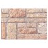 Paneles de pared 3D 10 unidades EPS marrón 100x50