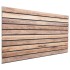 Paneles de pared 3D 5 unidades EPS marrón claro 100x50