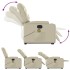 Sillón de masaje elevable eléctrico cuero sintético