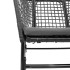 Sillones de jardín con cojines 2 uds ratán sintético