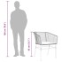 Sillones de jardín con cojines 2 uds ratán sintético