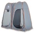 Tienda de privacidad pop-up impermeable gris y