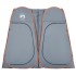 Tienda de privacidad pop-up impermeable gris y