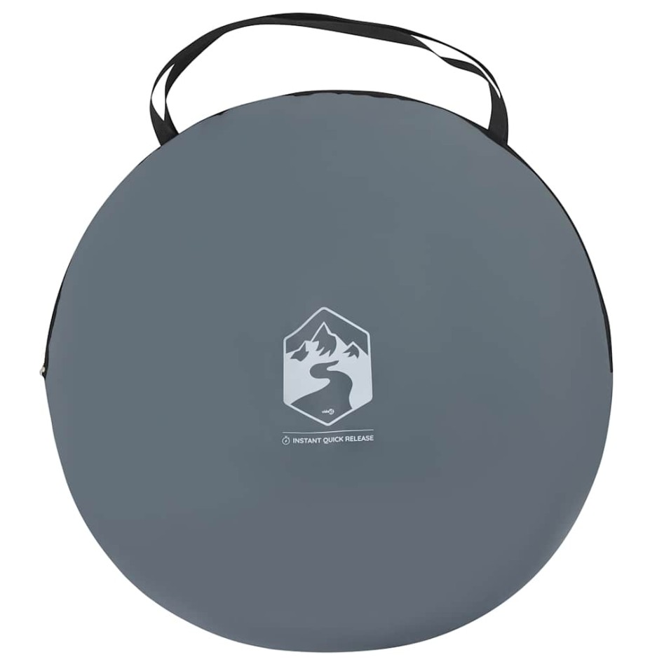 Tienda de privacidad pop-up impermeable gris y